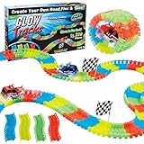 220 Raceトラック、aijiaye glow-in-the-dark Race CarトラックToy Set with Light Up LED車Best for Your Baby 3、4と5