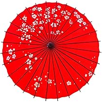 Amazon.co.jp: ILuvic 和傘 紙傘 踊り傘 日傘 舞踊 桜吹雪 和風