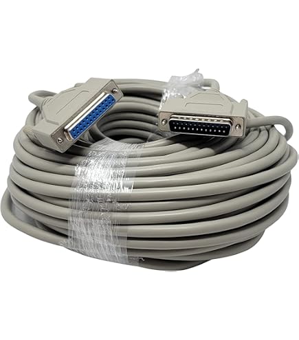 DB25 Y-splitter Cable - Male To Dual Female, 8 Inch Parallel Serial ...
