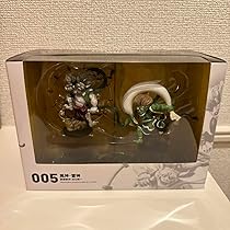 海洋堂　風神 雷神　ミニチュアキューブ 005 Amazon | miniQ ミニチュアキューブ005 風神 雷神 PVC製 塗装