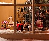 Merry Christmas Happy New Year子供部屋子供スタイリッシュな壁アートステッカーデカールg8914
