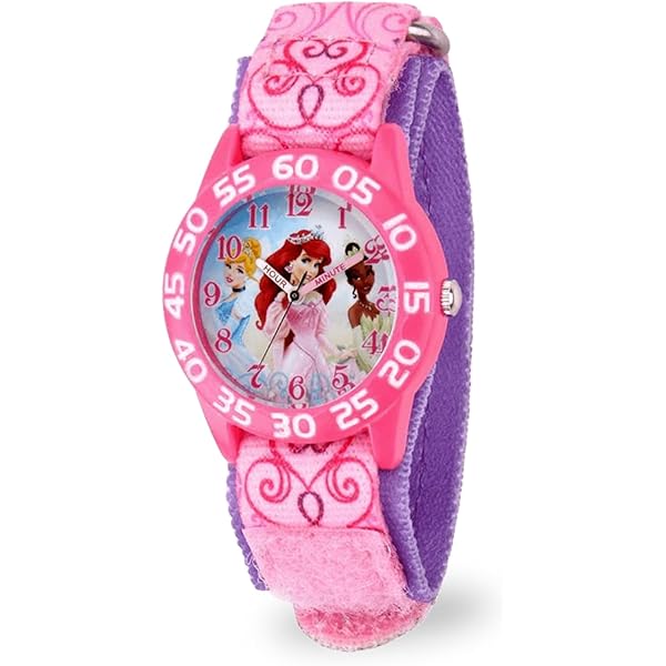 Amazon | ディズニーGirl 'sシンデレラ' Quartzプラスチックとナイロン