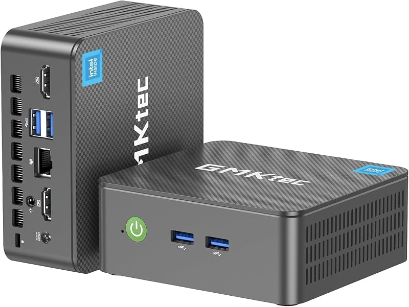 GMKtec ミニPC G3S【第12世代 Intel N95 初登場|N97より高速】【8GB+256GB】 SSD 小型デスクトップ Windows11 Pro搭載 4コア/4スレッド 最大3.4GHz NVMe M.2 2280スロット PCIe3.0 WiFi5有線LANポート 高性能 静音 超軽量 省電力 GMKtec mini pc 企業用/業務用/在宅用に最適