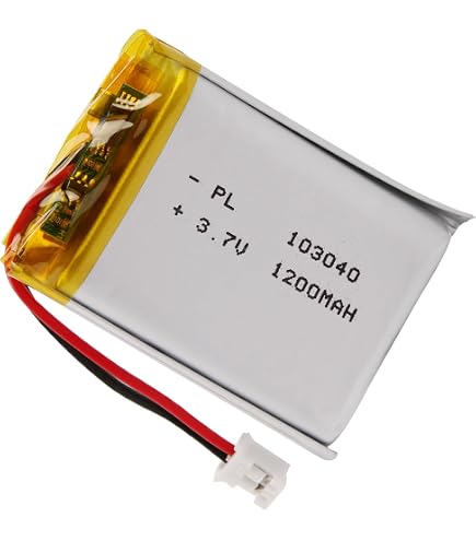Amazon | 2PCS 3.7V 1200mAh 25C リチウムイオン電池リモコン
