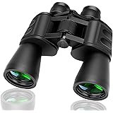 Binoculars 20x50,High Power Binoculars for Adults and Kids with Low Light Night Vision, Compact Waterproof Binoculars for Bir