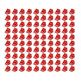 アーテック Artec Lブロック 三角 100ピ-スセット 76847 赤