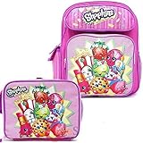 Shopkins School Backpack Set 12 Small Backpack with Lunch Bag 2pc Moose [並行輸入品]