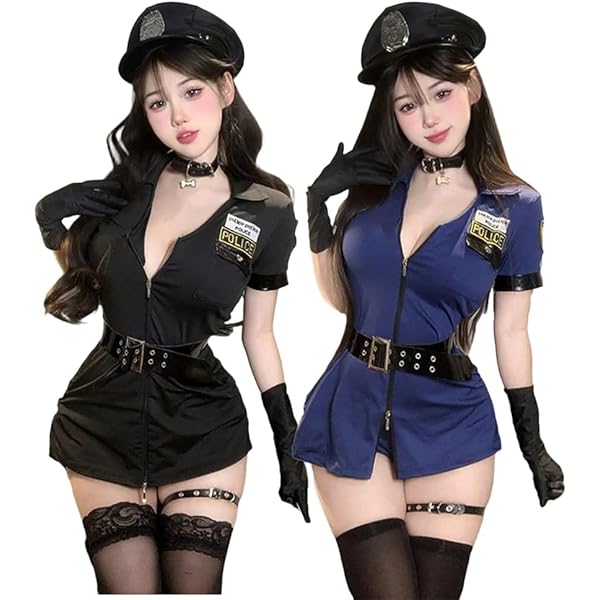 Amazon.co.jp: 悩殺セクシーポリス 手錠付き！ 警官 ポリス エナメル