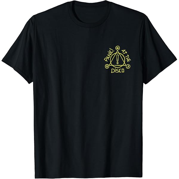 Panic! At The Disco Tシャツ ブラック Black Stacked Wave Logo Crop - Panic! At The Disco