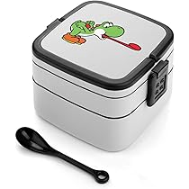Amazon | ヨッシー 弁当箱 ランチボックス 2段 スプーン付き べ
