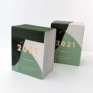 LUFASCA カレンダー 2021 日めくり カレンダー ミニカレンダー 手帳 日記 かわいい 365日 ミニサイズ…