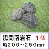 浅間溶岩石 ガーデニング用　溶岩石　約200～250ｍｍ（１個）