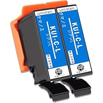 Amazon.co.jp: KUI-C-L 純正品併用 2本 互換インクカートリッジ 互換用