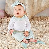 ベビーアスペン Baby Aspen 女の子用マーメイドナイトガウンスリーパーxヘッドバンド2点セット（ギフトボックス入り） [並行輸入品]