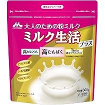 Amazon.co.jp: 大人の粉ミルク ミルク生活プラス 1袋 300g 栄養補助