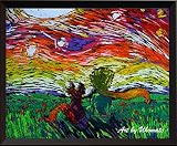 uhomate The Little Prince Fox Le Petit Prince Little Prince Vincent van Gogh starry nightポスターホームキャンバ