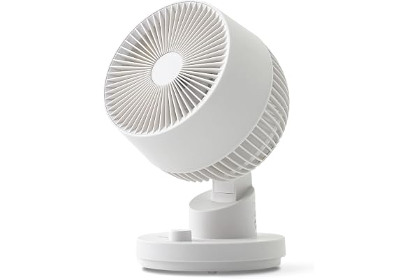 [山善] 洗える サーキュレーター 静音 12畳 【ホコリが付着しにくい帯電防止モデル】 左右 首振り 上下角度調節 風量3段階調節 お手入れ簡単 ホワイト YAS-TCFKW15(W)