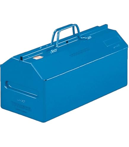 Amazon | TRUSCO(トラスコ) 山型ツールボックス ブルー W461×D201×H260
