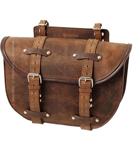 Amazon | 寺田モータース TM Leather 本革製レザーサドルバッグ