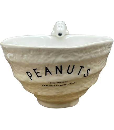 Amazon.co.jp: マリモクラフト SNOOPY スヌーピー フィギュア付き茶碗