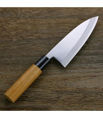 Amazon | 出刃包丁 180mm 青紙二号 桜柄 | ほんまもん | 出刃