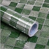 JD グリーンタイル調５ｍ 壁紙 シート 賃貸 ＤＩＹ 可能