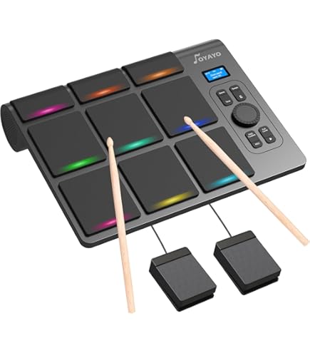 AWOWO (アウォウォ) コンパクト電子ドラムキット MINI JUN PLUS