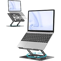 H&W ノートパソコンスタンド 360度回転 PCスタンド角度/高さ調節 Amazon.co.jp: H&W ノートパソコンスタンド 360度回転 PC