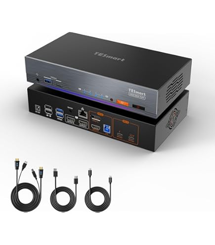 Amazon.co.jp: TESmart HDMI マトリックス 4入力4出力 シームレス