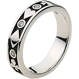 [セノーテ] トランプ リング ホワイトジルコニア【シルバー925 シルバーアクセサリー】 r0312