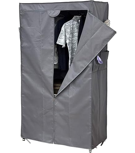 ハンガーラック　カバー　セット 在庫処分SALE】ハンガーラック カバー付 120 棚付き シンプルハンガー