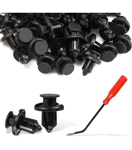 40 Clip Fissaggio Paraurti Honda E Acura - Rivetti In Nylon, Sostituzione 91503-SZ3-003
