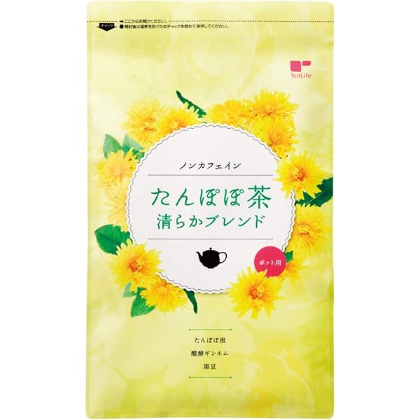 Amazon.co.jp: ティーライフ たんぽぽ茶 清らかブレンド カップ用30個 