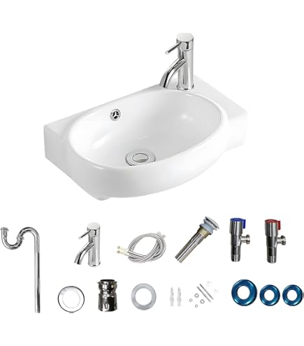 Amazon.co.jp: Kitakawa JP 洗面ボール おしゃれ 洗面ボウル 壁掛け