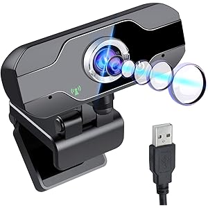 【2021最新版 自動フォーカス】 ウェブカメラ Webカメラ マイク内蔵 ノイズキャンセリング機能 高画質 フルHD1…