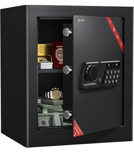 Amazon.co.jp: 【法人割引】金庫 59.5L 指紋認証 防犯 電子 大型 大