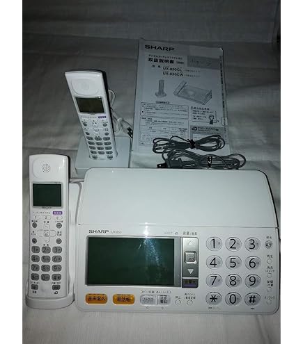 Amazon | SHARP インクジェットFAX複合機 子機1台付き UX-MF30CL