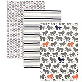 Yoga Sprout 3 Piece Muslin Swaddle Blankets, Lion Collection by Yoga Sprout