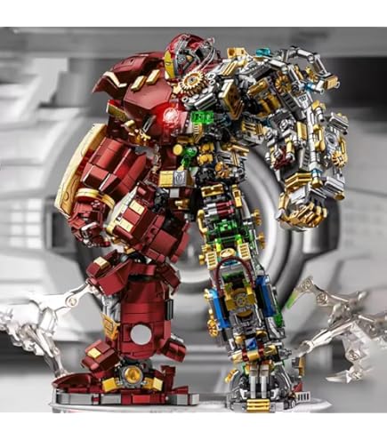 Amazon.co.jp: Verwisdon 840ピース メカロボット 変形組み立てセット