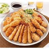 特盛 めっちゃ大阪 串カツセット(10種合計50本＋二度漬け禁止ソース付)