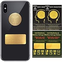 MINAMI SEAL 電磁波対策シール２枚セット黒 Amazon | AMZZ 電磁波防止シール 4枚セット 電磁波遮断