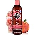 HASK Colour Care Colour Protection Conditioner, with Rose Oil + Peach for colored hair, vegan, colour safe, gluten-free, sulf