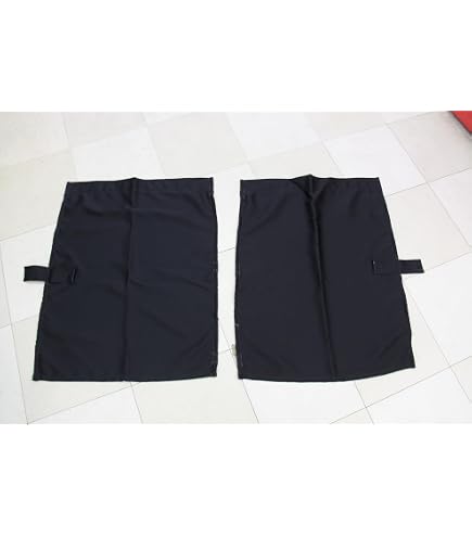 Amazon｜トラックカーテン サテン2重 リヤカーテン 表イエロー/裏黒