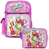 Shopkins School Backpack Set 16" Large Backpack with Lunch Bag [並行輸入品]