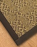NaturalAreaRugs Parson Natural Sisal Binding Rug Fudge 2' x 3' [並行輸入品]