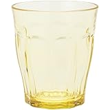 タンブラー グラス おしゃれ な コップ アイス コーヒー、ハイボール、ジュース、ビール などに 母の日 結婚祝い ペアグラス としても 割れないグラス 食洗機 電子レンジ対応 PG112_280 イエロー 黄 ペタルタンブラー 280ml 83x9