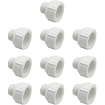Lasco 1-1/2 Inch Schedule 40 PVC 90-Degree Elbow - MIP X Insert, Made In USA