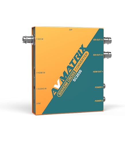 Amazon | AVMATRIX SD2080 2x8 SDI/HDMI シグナルスプリッター