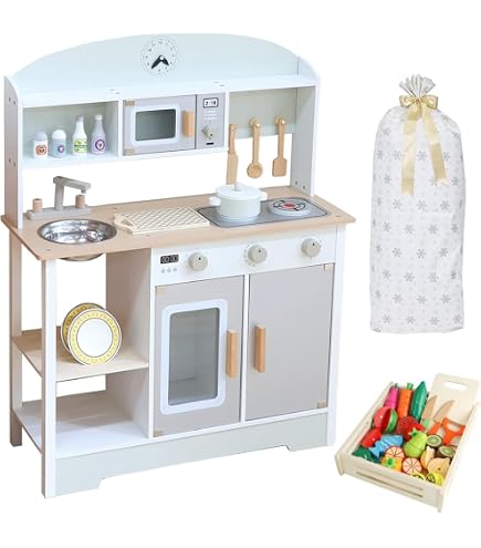 Amazon | Ikea Duktig ミニキッチン、バーチ合板、ホワイト | セット