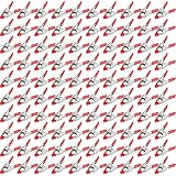 2 "インチスプリングメタルクランプ – 卸売バルク 100 pcs Red BHAT12-1615